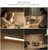 Leetdud Under Cabinet Lighting Motion Sensor Hardwired Built-in Dimmer 32In