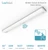 Leetdud Under Cabinet Lighting Motion Sensor Hardwired Built-in Dimmer 32In