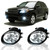qobsos LED Fog Light For Toyota Highlander 2008-2011 Pair Bumper Fog Light Driving Lamp Replacement Fog Light Assemblies,6000k White,Pack of 2