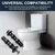 for TOTO Toilet Hinge Screw Kit, THU651N Expanding Rubber Bolt Top Nuts Set for Top Mount Toilet Seat Tightening, Toilet Seat Bolts Screws - 2 Pack