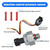 LoloWheat F6TZ-9F838-A ICP Sensor with Harness Kit Injection Control Pressure Fit for Ford Vehicles - 7.3 Powerstroke E-350 F-250 F-350 Super Duty Replaces # F6TZ-9F838-A F4TZ9F838A 1807329C92 CM5227