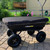 Collapsible Wagon Cover for Gorilla Carts Poly Garden Dump Cart, Outdoor Garden Wagon Cart Cover, Waterproof Dustproof UV Resistant Wagon Rain Covers Perfect for Lawn, Barn and Farm