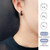 TGNEL Black Titanium Earrings Hoops Brushed Small Hoop Earrings for Men/Father/Brother, Lightweight Fashion Circle Earrings for Sensitive Ears