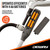 Deway Stick Fuel Pump, Trigger Nozzle, 51in Rubber Hose, 4-AA, 3.2 GPM