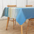 SIEDYCV Summer Ocean Beach Tablecloth, 52x70 Inch Blue Sky White Cloud Seagulls Sunrise Sea Waves Nature Scenic Waterproof Fabric Table Cover for Dining Kitchen Picnic Beach Themed Party Decoration