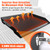 SearCook Cast Iron Griddle for Gas Grill and Stove Top, 23" x 16" Universal Flat Top Plate, X-Shaped Reinforced Ridges, Nonstick Coating Large BBQ Flat Top Plate for Camping, Parties