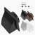 HVAC OV 4 Inch Black Outdoor Dryer Vent Cover with Backdraft Damper - ABS Plastic Exhaust Hood Cap for Bathroom, Kitchen, Laundry, Garage Ventilation - Indoor, Outdoor Air Vent Cover, Wall Vent Cover
