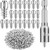 Leriton Carbide Tire Studs with Tool, 9mm, Silver, 500pcs