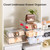 MSHOMELY Underwear Drawer Organizer, Stackable Bra Organizer for Closet, 1 Cell Bra Storage, Sock and Underwear Organizer, Closet Organizers and Storage Drawer for Bra, Socks, Tie, Belt, Scarf