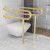 Toilet Support Rail 32 Inch, Munzong Anti-Slip Gold Handicap Grab Handrail