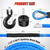Nilight Synthetic Winch Rope 1/4" x 50ft for Recovery Towing Winches, Blue