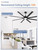 ZMISHIBO 36 Inch Ceiling Fan Downrod with Coupler, 1" Diameter and 36" Height Ceiling Fan Extension Rod with Wires, Downrods Extension for Most of Ceiling Fans, Black, Not Threaded