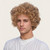 STfantasy Short Curly Afro Wig for Men Mens Synthetic Hair Wigs for Male Man Daily Cosplay Costume Anime Party (Brown Highlight)