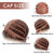STfantasy Short Curly Afro Wig for Men Mens Synthetic Hair Wigs for Male Man Daily Cosplay Costume Anime Party (Brown Highlight)