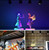 ANYPOWK 5V LED Mini Spotlights Colorful - Dimmable 1.5W 150lm Tiny Spotlights for Displays with Wireless Dimmer - Pack of 6
