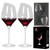 Wine Glasses Set of 2-Premium Crystal Red Wine Glasses Hand Blown-15 oz,Long Stem,Thin Rim,Perfect for Red or White, Daily Use,Unique Anniversary or Birthday Gift