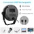 Telbum Rechargeable Strobe Lights for Parties Wireless LED Halloween Strobe Light Battery Powered, Remote Control & Sound Activated RGB DJ Strobe Light for Party Room DJ Stage Dance Wedding (1Pack)