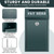 Yaocom Metal Money Cash Box,Dark Green,10.2 X 5.7 X 2.8 Inch