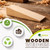 Tolux Wooden Wedges, 80 × 25 × 20 mm (3.15" × 0.98" × 0.79"), Pack of 10
