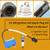 seacses Upgraded CS-590 Ignition Coil Spark Plug Set Compatible with E-cho CS590 CS-590 CS600 CS-600 Chainsaw, Replaces A411001340 CA10036 83GD A021001662 A021001660