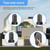 PANDAAR Wireless Doorbell with Speaker Voice Intercom