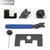 WBLCDH Diesel Timing Belt Tools, Timing Belt Tool Kit, Engine Timing Tools Kit,Diesel Engine Camshaft Alignment Tool for VW TDI 1.9 ALH Beetle Golf Jetta 98-06