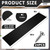 Dunzy 2 Set Black Metal Kick Plate for Bottom of Door 8 x 36 Inch Aluminum Kick Plates with Screws for Wood Metal Door Interior/Exterior Anti Scratch Protection