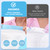 BIGGMED 36" x 36" 100-Pack Tear-Resistant Chucks Pads Disposable