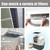 48 x 16 Inch Cut-to-Fit Activated Carbon Fabric Filter Sheet Charcoal Air Vent Filters Pad Black Range Hood Hepa AC Replacement Fabric Filter Sheet (2PCS, 48 x 16 x 0.125IN)