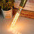Leools Dimmable T10 LED Bulbs, Warm White 2200K Amber, 7.3inch Long Tubular Light Bulb, 40 Watt Vintage Edison LED Filament Bulb,400lm,E26 Base Led Tube Bulb,Amber Glass,Pack of 4
