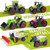 Oriate Farm Tractor Toys Vehicle with Animals & Activity Play Mat, 38Pcs Educational Realistic Kid's DIY Diecast Set, Kids Tractors Trailer Sprayer Cow Animal Toy Birthday Gift
