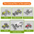 Oriate Farm Tractor Toys Vehicle with Animals & Activity Play Mat, 38Pcs Educational Realistic Kid's DIY Diecast Set, Kids Tractors Trailer Sprayer Cow Animal Toy Birthday Gift