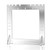 RENIAN Jewelry Photography Props Board Acrylic Frame Tabletop Stand for Studio Shooting Necklaces, Stud Earrings and Earrings Drop Dangle Display Holder