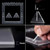 RENIAN Jewelry Photography Props Board Acrylic Frame Tabletop Stand for Studio Shooting Necklaces, Stud Earrings and Earrings Drop Dangle Display Holder