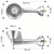 High Pressure Cast Iron Burner Head with 20 PSI Adjustable Regulator Hose