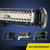 Nilight 12 Inch 300W LED Light Bar Triple Row Flood Spot Combo, Aluminum Housing, IP67 Waterproof, 30000LM, 2 Years Warranty