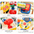 HONGTUO School Bus Toy with Sound and Light, Simulation Steering Wheel Toy