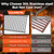 7637 9MM Grill Parts for Weber Spirit E210, E220, S210, S215, Spirit 200 & GS4 Spirit II E210, Spirit II E220 Series with Front-Mounted Control, 17.5'' SUS304 Stainless Steel Grates for Weber 7637
