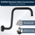 BRIGHT SHOWERS Shower Head Extension Arm, 13 Inch S-Shaped High Rise Arm