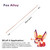 Fox Alloy 20pcs Copper Brazing Rods BCuP-2 (5/64") 2mm Phosphorus Round Self Fluxing Welding Brass Brazing Rod Sticks TIG Arc Pipes for Air Conditioner Refrigerators Pipe Gas (Bcup-2 20PCS)