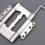 2 Pairs (4X) of 5" 304 Stainless Steel 3mm Thick Non-Mortise Self Closing Double Action Spring Hinges Cafe Saloon Door Swing Hinge