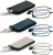 3 Pack Folding Reading Glasses with Keychain Compact Bags Women Men Blue Light Blocking Spring Hinge Portable Pocket Readers,Black Grey and Blue 3.0