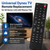Universal for All Dynex TV Remote, Compatible with Dynex DX-RC02A-12 DX-RC01A-12 DX-RC01A-13 DX-RC03A-13 RC-201-0B RC-701-0A RC-801-0A ZRC400 - No Setup Required