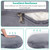 BATTOP Pregnancy Pillows for Sleeping,Pregnancy Must Haves Maternity Body Pillow with Cooling Washable Cover,New Mom Gifts for Women,Support for Back,Hips,Legs,Belly for Pregnant Women(Dark Grey)