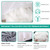 BATTOP Pregnancy Pillows for Sleeping,Pregnancy Must Haves Maternity Body Pillow with Cooling Washable Cover,New Mom Gifts for Women,Support for Back,Hips,Legs,Belly for Pregnant Women(Dark Grey)