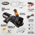12V RV Portable Macerator Waste Pump for Sewage, 12GPM Suction 3.2 feet Lift 10 feet, Complete RV Macerator Pump Kit for Right Out of Box