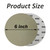 6 Inch 4000 Grit Wet Dry Sandpaper，20 PCS Hook and Loop Sanding Discs
