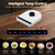 Food Grade Silicone Electric Travel Kettle with Temperature Control, 0. 55L