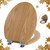 Slow Close Wood Toilet Seat, Quick-Release (Elongated, Original style)