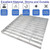 MOSINSBO Galvanized Steel Drain Grate, Driveway Channel Cover 16x16 in
